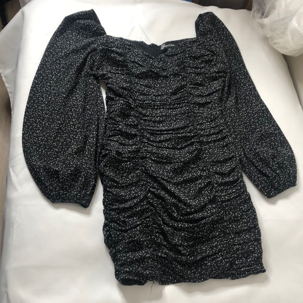 Black Dress with ruching